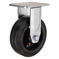 Большегрузное обрезиненное колесо неповоротное FCd80 (303) 200 мм
